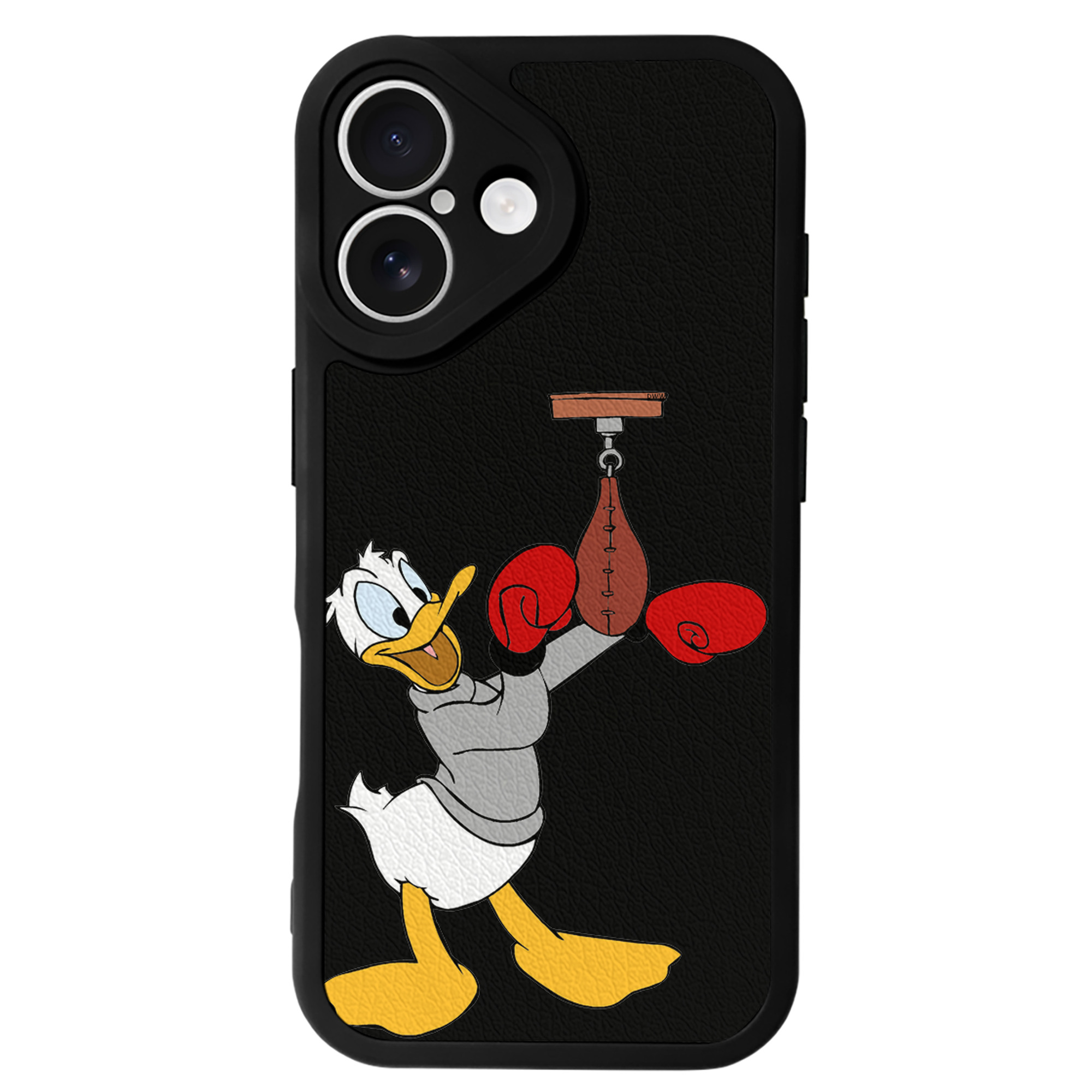（画像用） ミッキーマウス Mickey Mouse 【iPhone 16シリーズ対応】シリコンスマホケース（レザー調） 材質：シリコン